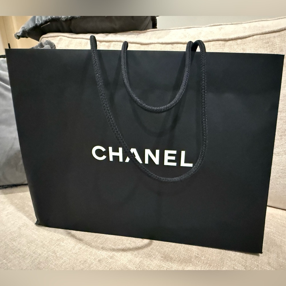 Chanel Black shopping bag